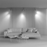 Трековый светильник MAYTONI ELTI DUO TR005-2-2X12W4K-BBS